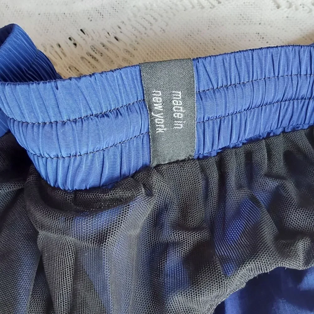 Everest Isles Trunks Colorblock Blk/Navy Sz XL